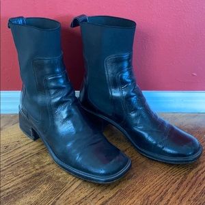 ➿ Black leather boots ➿